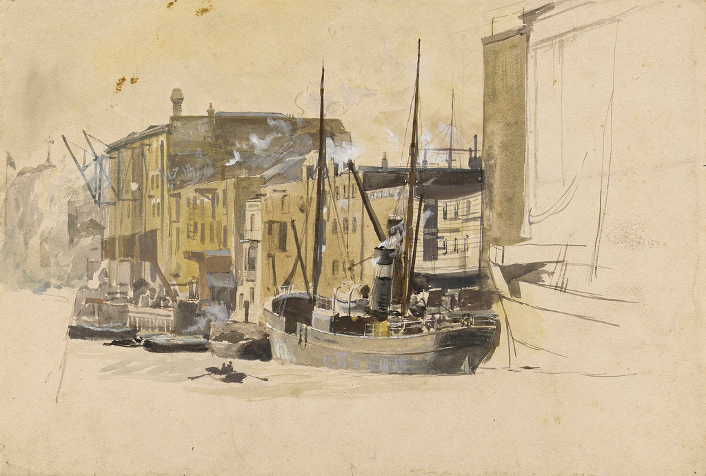 Detail of Billingsgate by William Lionel Wyllie