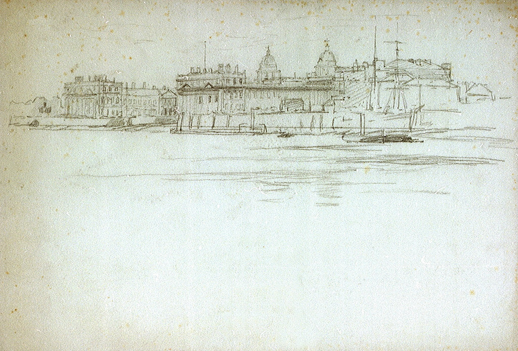 Detail of Greenwich by William Lionel Wyllie