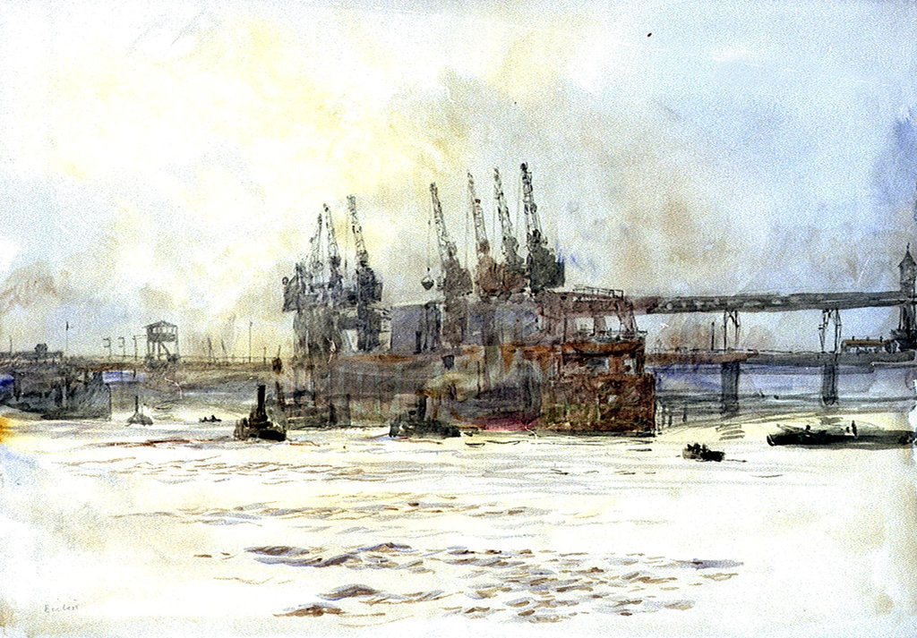 Detail of Becton Gasworks by William Lionel Wyllie