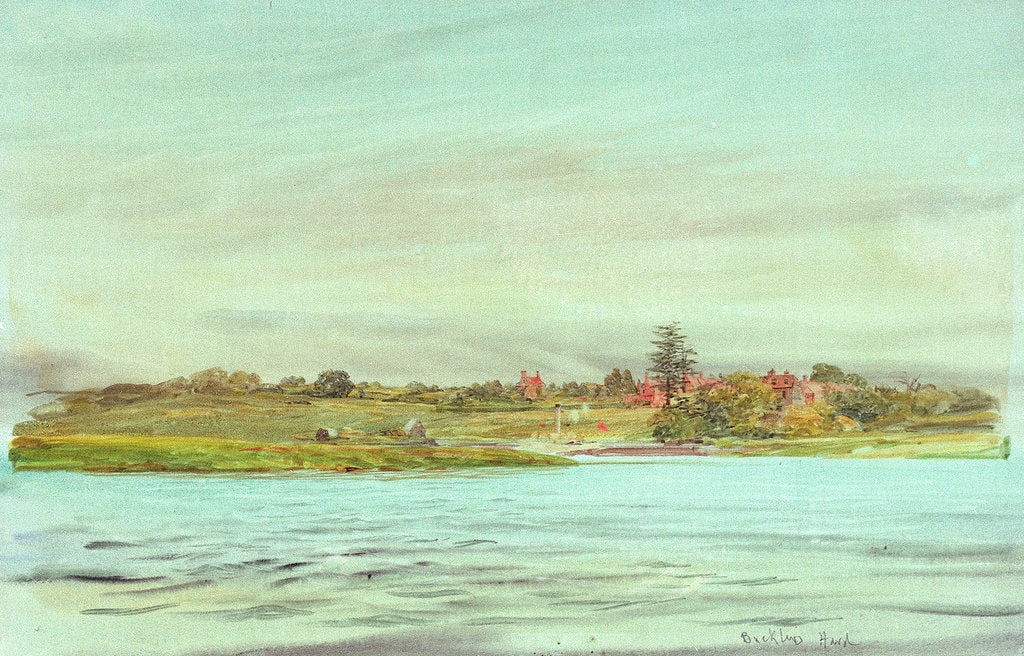 Detail of Bucklers Hard by William Lionel Wyllie