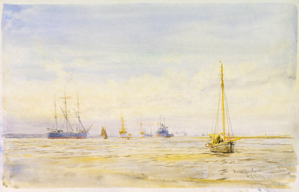 Detail of Hamble Spit by William Lionel Wyllie