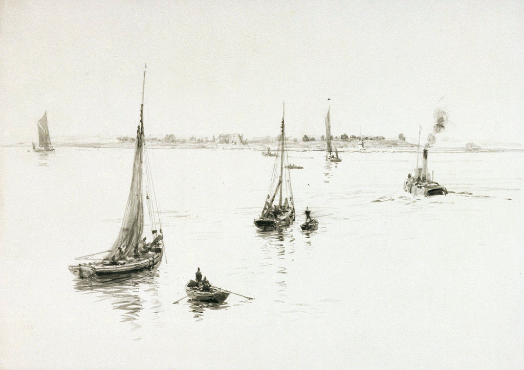 Detail of Bawleys, Tilbury by William Lionel Wyllie