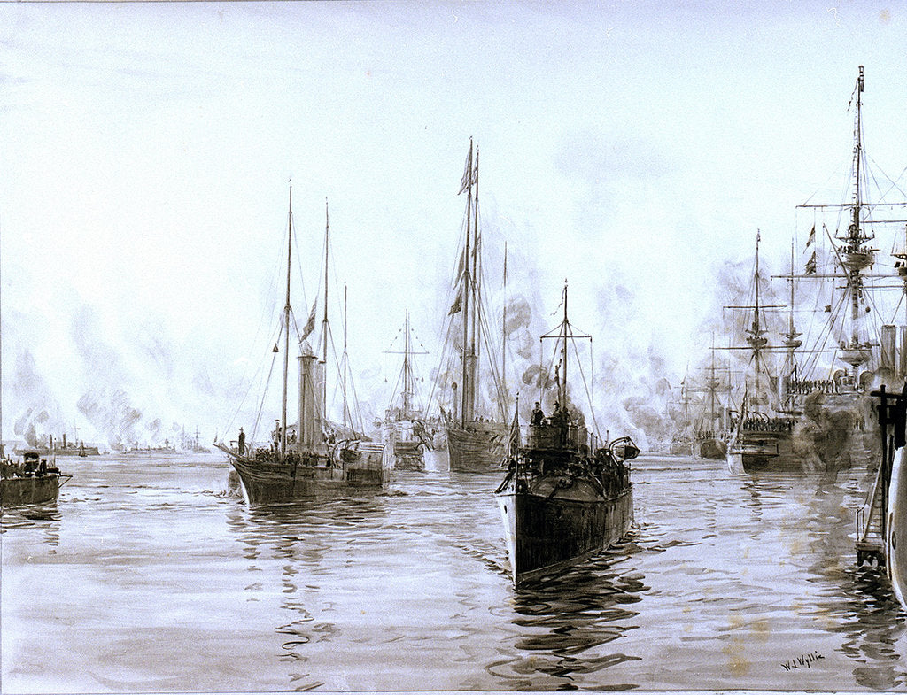 Detail of Passing of a Great Queen by William Lionel Wyllie