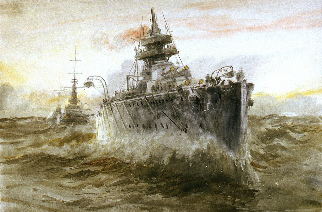 Detail of Study for 'Masters of the Seas' by William Lionel Wyllie