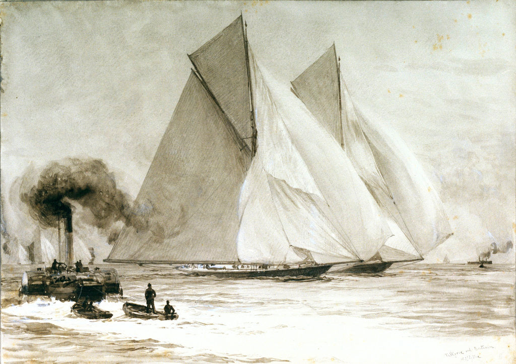 Detail of Spithead by William Lionel Wyllie