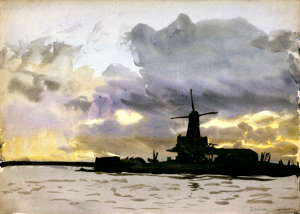 Detail of Zaandam by William Lionel Wyllie