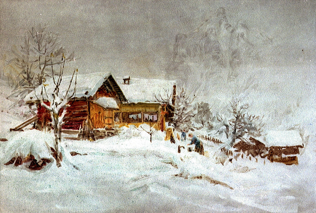Detail of Grindelwald by William Lionel Wyllie