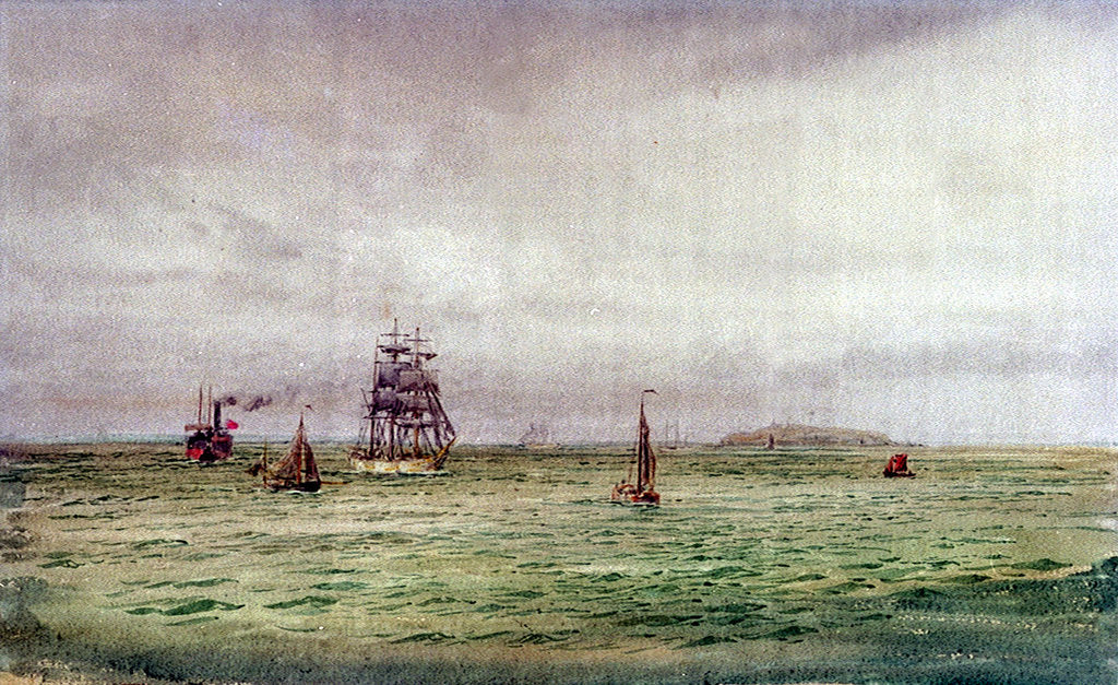 Detail of Off Copenhagen by William Lionel Wyllie