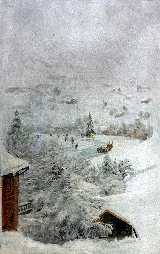 Detail of Switzerland by William Lionel Wyllie