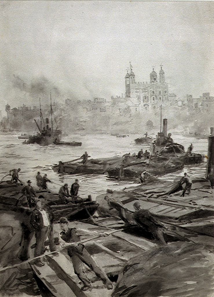 Detail of Tower by William Lionel Wyllie