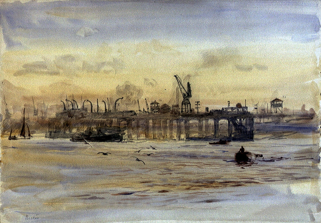 Detail of Becton Gasworks by William Lionel Wyllie