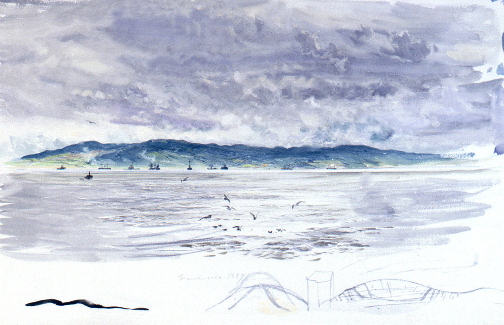 Detail of Manoeuvres by William Lionel Wyllie