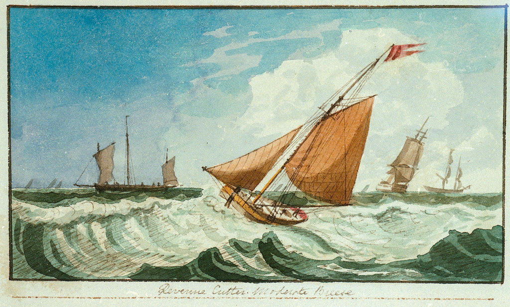 Detail of Revenue Cutter Moderate Breeze by Edward Bamfylde Eagles