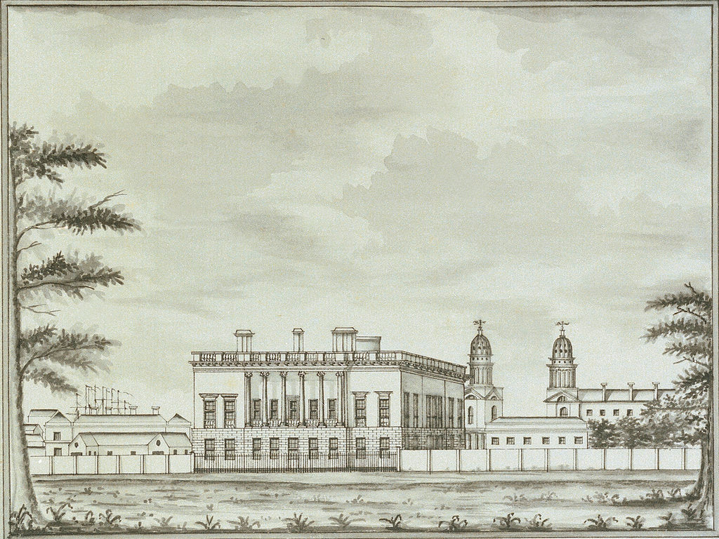 Detail of View of the Queen's House, Greenwich, from Greenwich Park by John Charnock