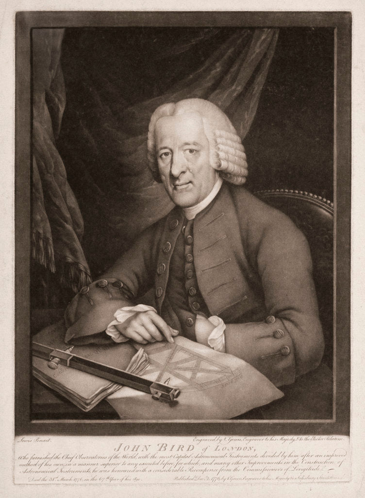 Detail of John Bird of London, who furnished the Chief Observatories of the World... by C. Lewis