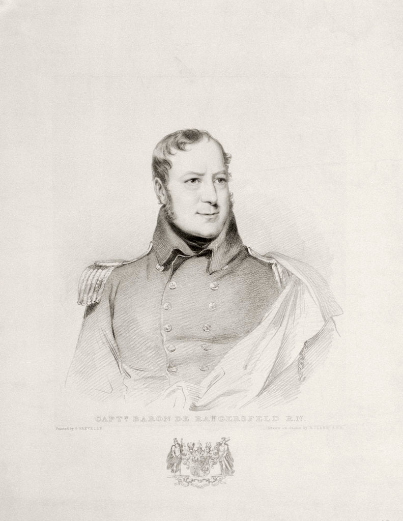 Detail of Captain Baron de Raigersfeld R.N. by G. Grevelle