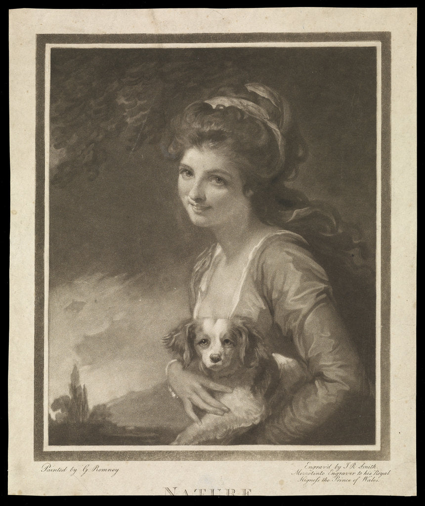 Detail of Emma Hamilton as Nature by George Romney