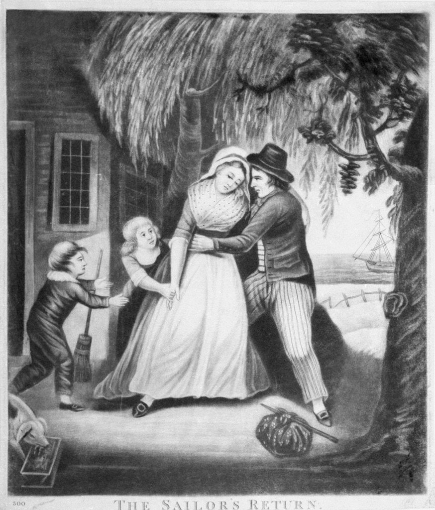Detail of The sailor's return by unknown
