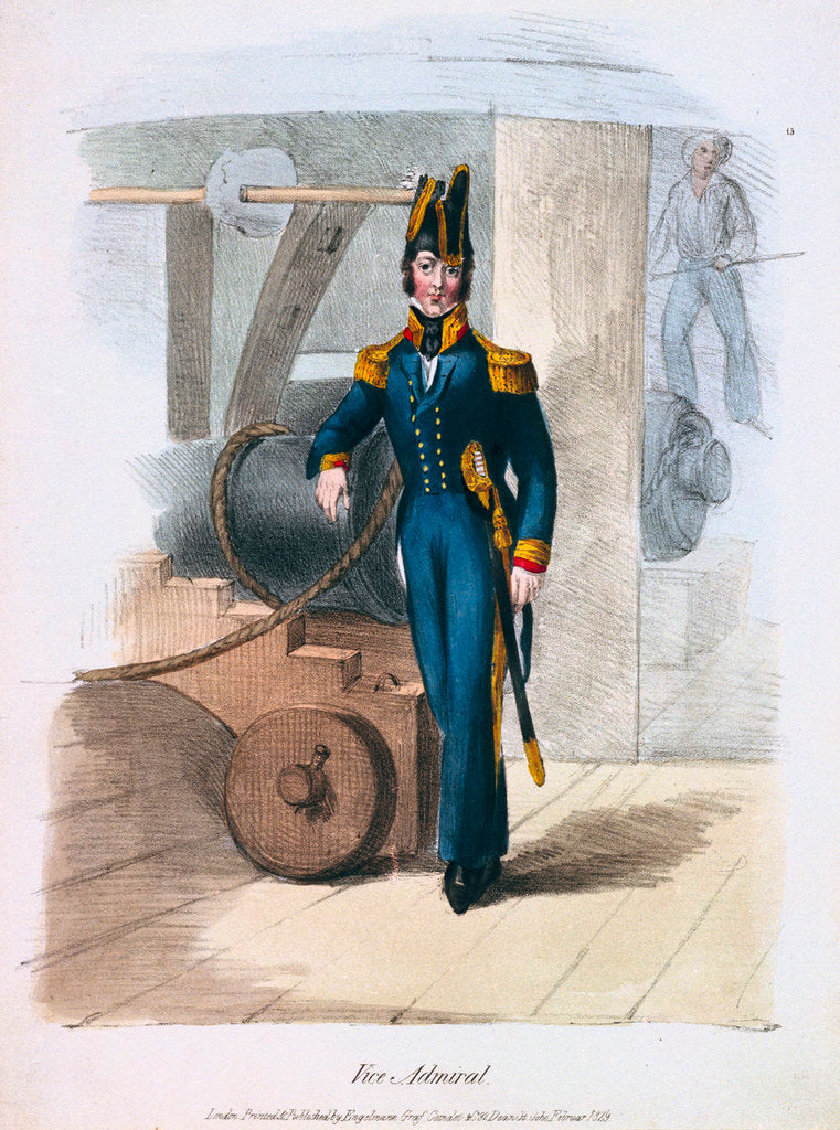 Detail of Vice Admiral by Engelmann