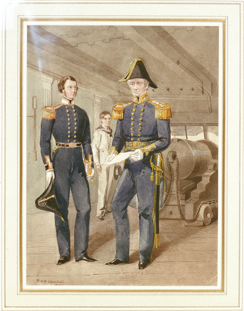 Detail of The Royal Navy. No 4. Mate. 2nd Class Boy. Commodore by R.H.C. Ubsdell
