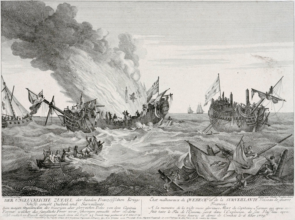 Detail of One of John Paul Jones's most famous exploits by Richard Paton