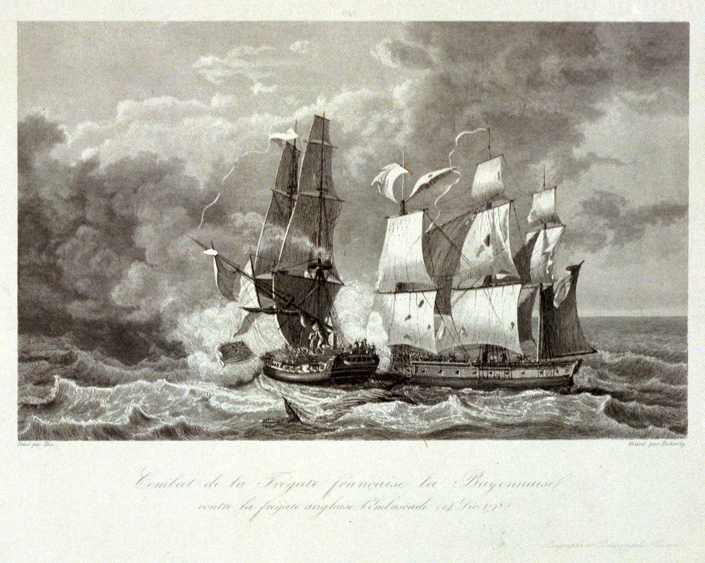 Detail of Position of the French fleet at the Battle of the Nile, 1 August 1798 by Emeric