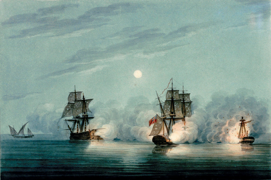 Detail of HMS 'Seahorse' by Robert Pollard