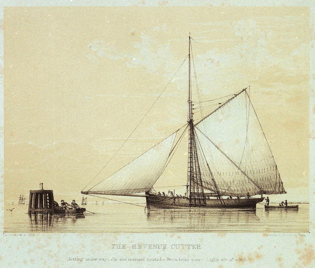 Detail of HM Cutter 'Greyhound' by John Ward