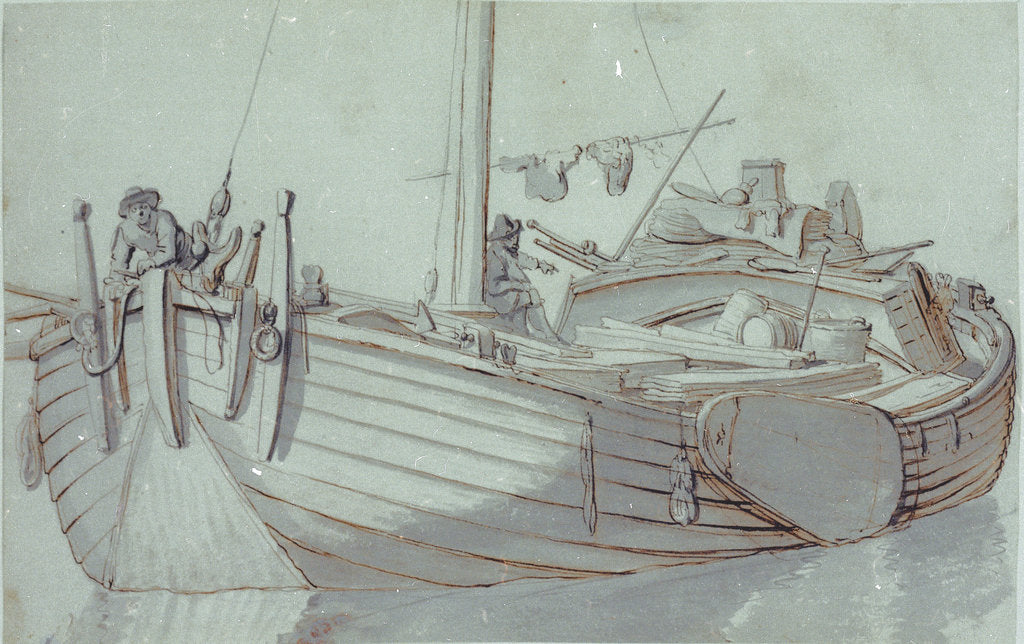 Detail of Study of an aak by Willem van de Velde the Elder