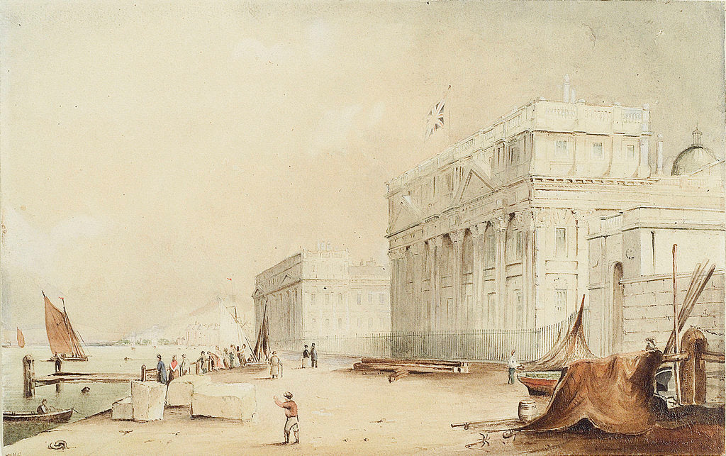 Detail of Greenwich Hospital by W.H. Campbell