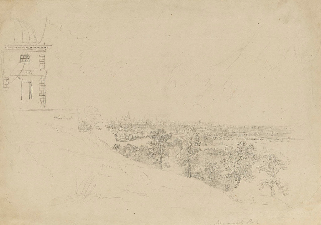 Detail of Greenwich Park by Francis Nicholson