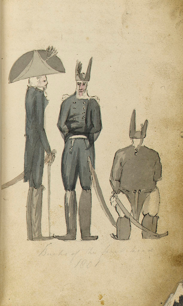Detail of Bucks of the first kind 1801 by Edward Pelham Brenton