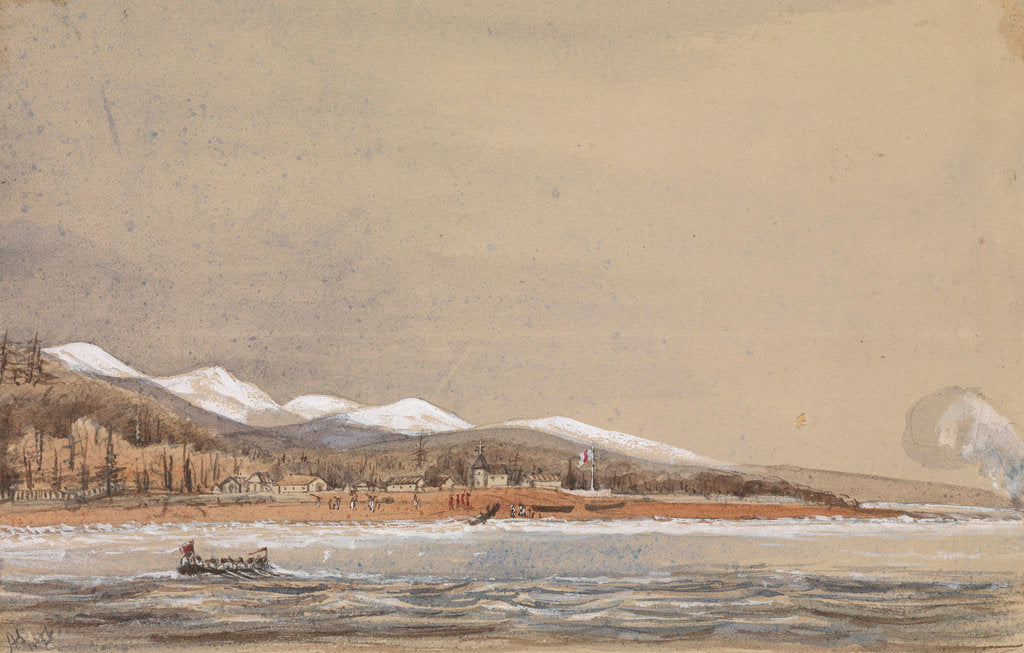 Detail of Punta Avena, Magellan Straits by Harry Edmund Edgell