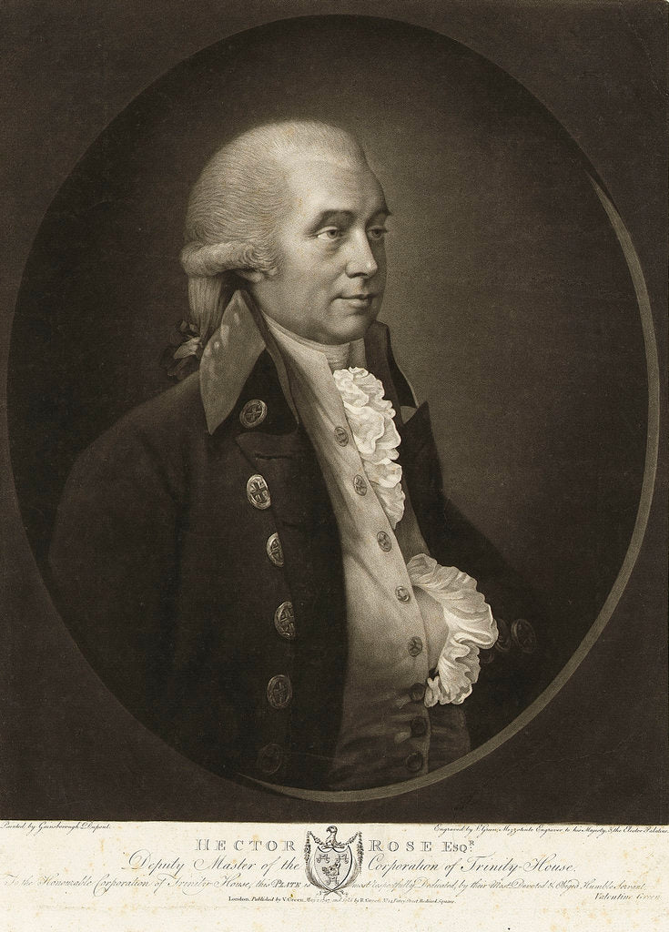 Detail of Hector Rose Esq. (d. 1795) by Gainsborough Dupont
