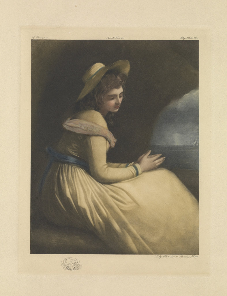 Detail of Lady Emma Hamilton as Ariadne by George Romney