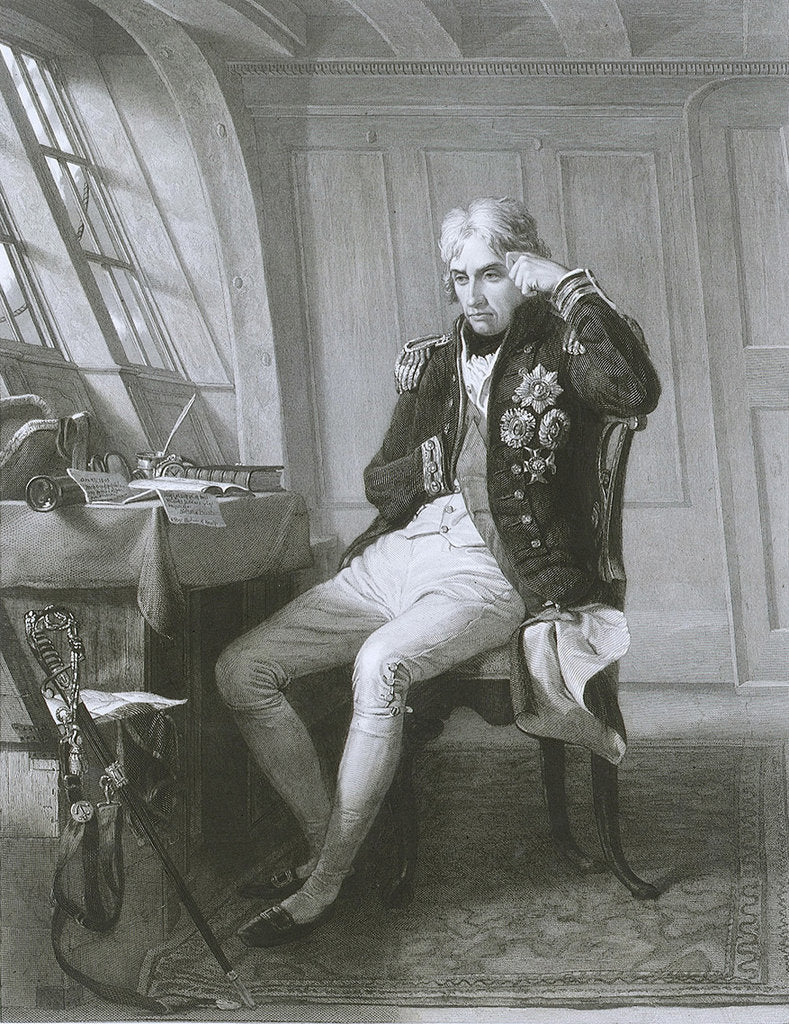 Detail of Nelson. Trafalgar 21 October 1805 by Charles Lucy