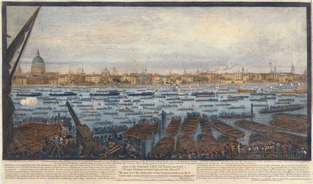 Detail of An accurate view... of London and Westminster... by John Thomas Smith