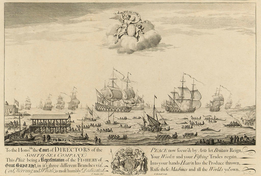 Detail of The Fishery of Great Britain by Thomas Baston