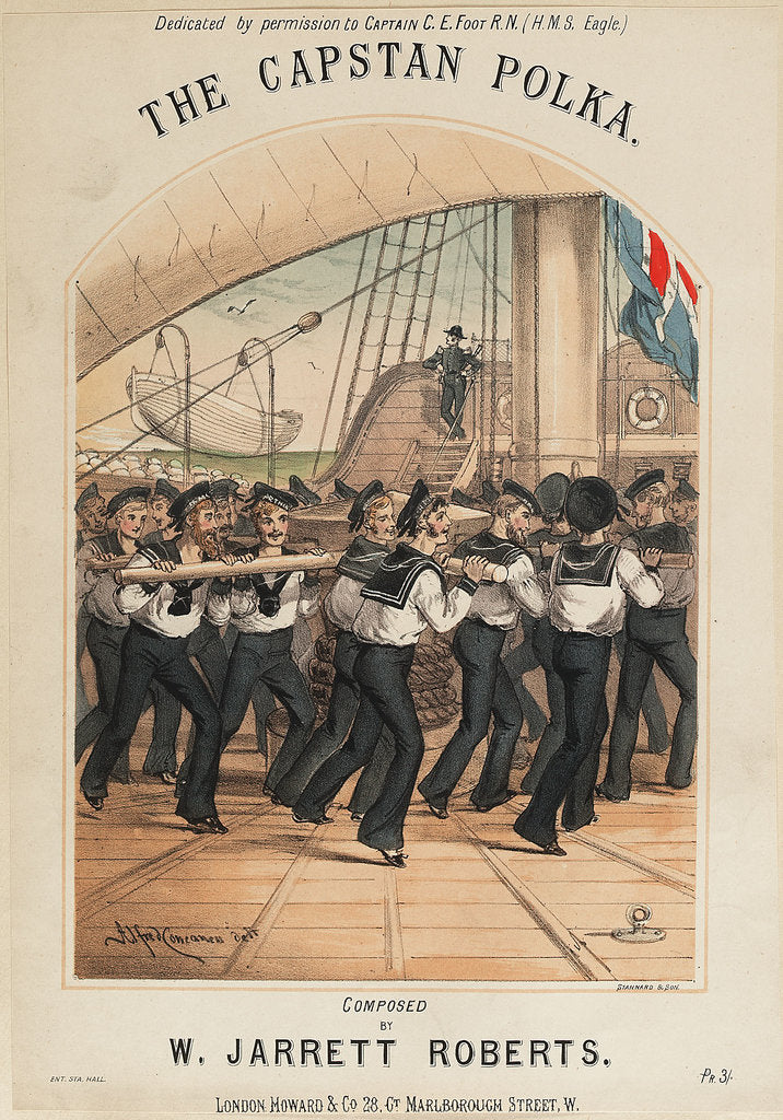 Detail of The Capstan Polka by Alfred Concaden