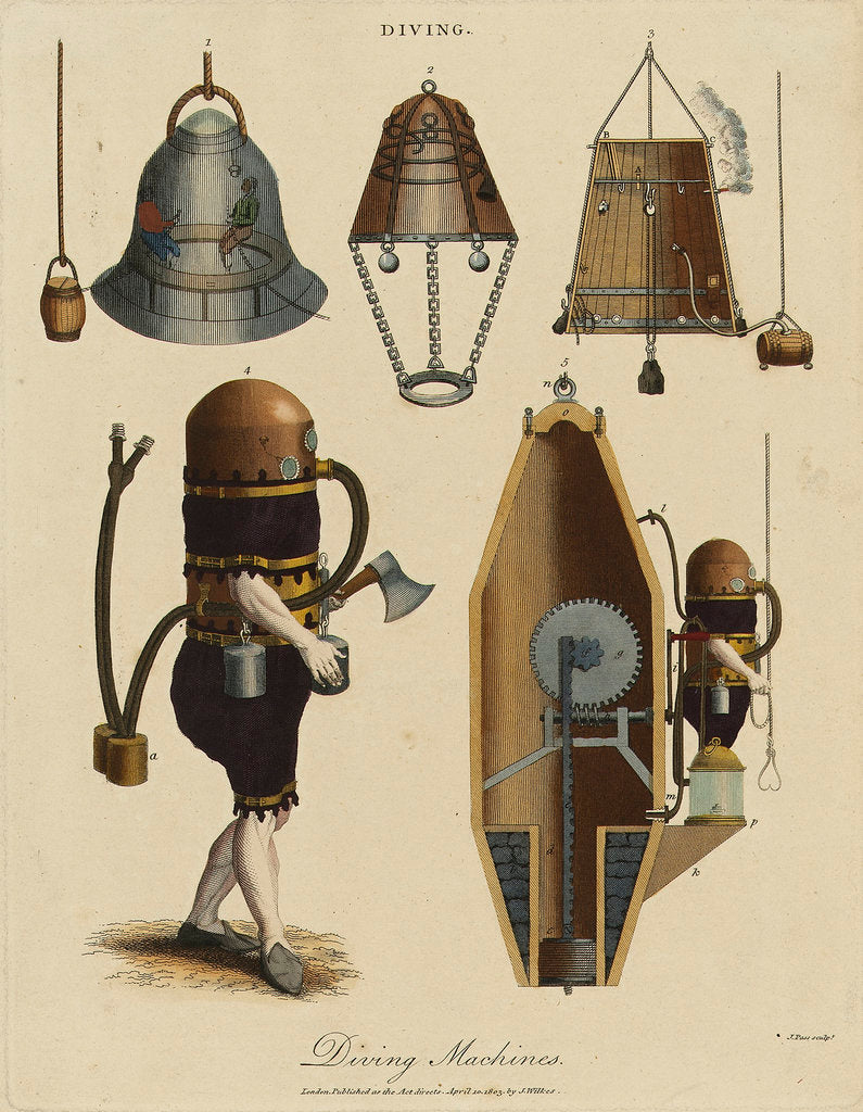 Detail of Diving Machines (Diving 14) by J. Pass