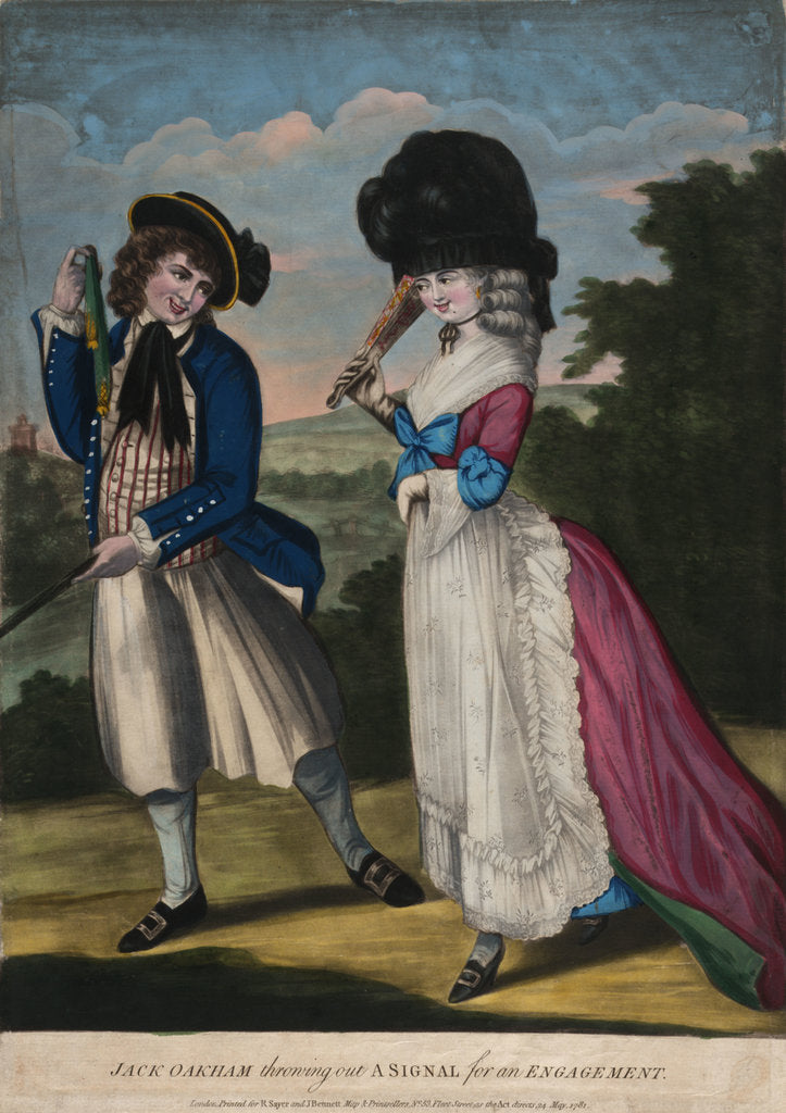 Detail of Jack Oakham throwing out a Signal for an Engagement by unknown