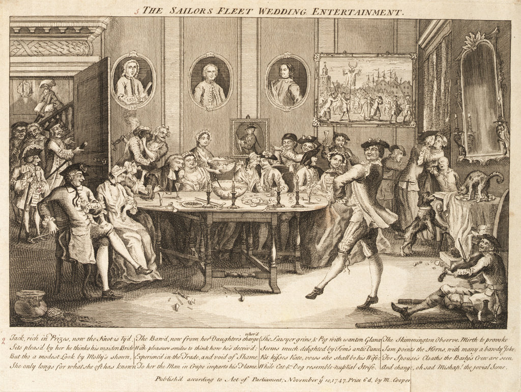Detail of The Sailor's Fleet Wedding Entertainment by M. Cooper