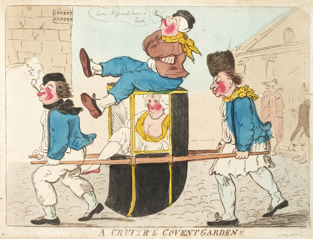 Detail of A Cruize to Covent Garden by Isaac Cruikshank