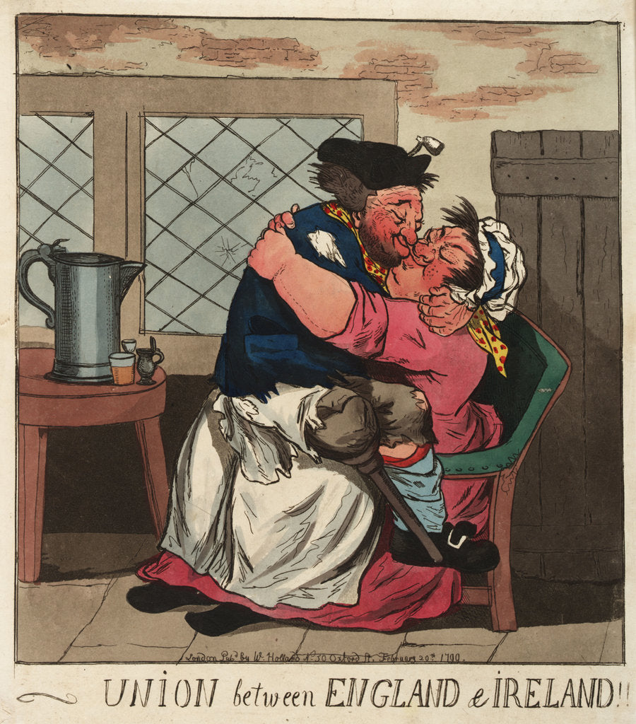 Detail of Union between England & Ireland by William Holland