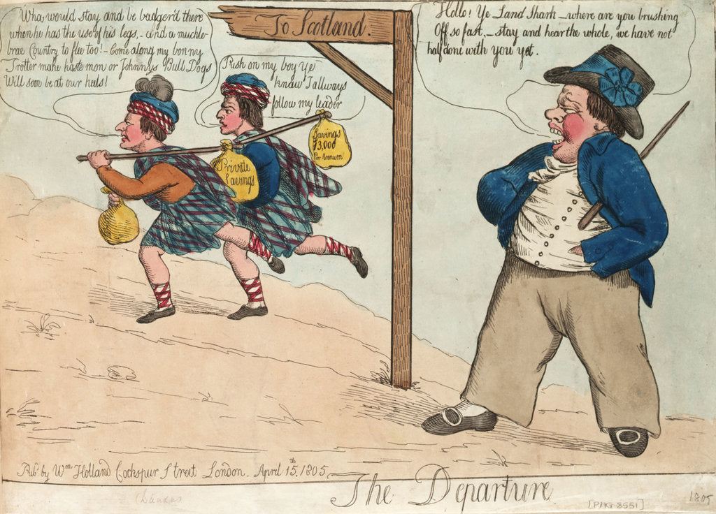 Detail of The Departure by William Holland