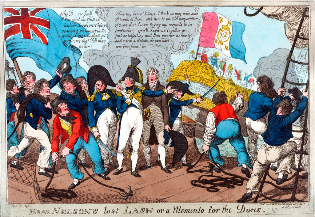 Detail of Brave Nelson's last Lash or a Momento for the Dons by Argus