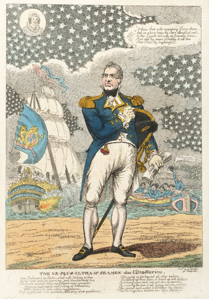 Detail of The Ne - Plus - Ultra of Seamen alias Ultra-Marine (William IV) by C. Williams
