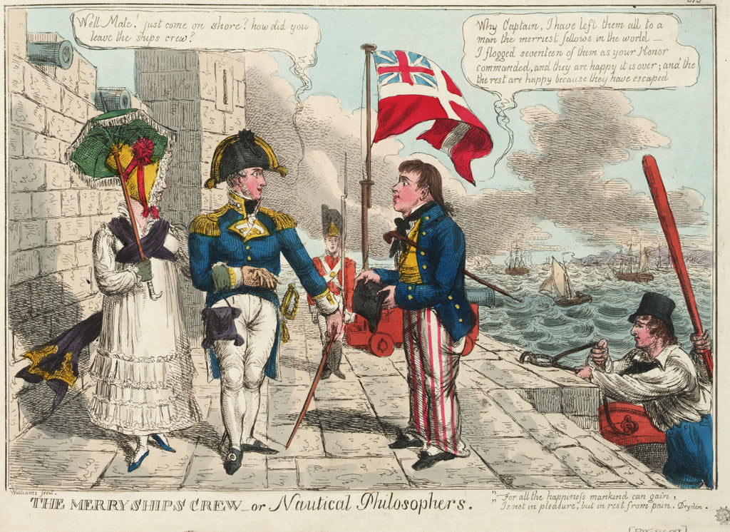 Detail of The Merry Ships Crew - or Nautical Philosophers by C. Williams