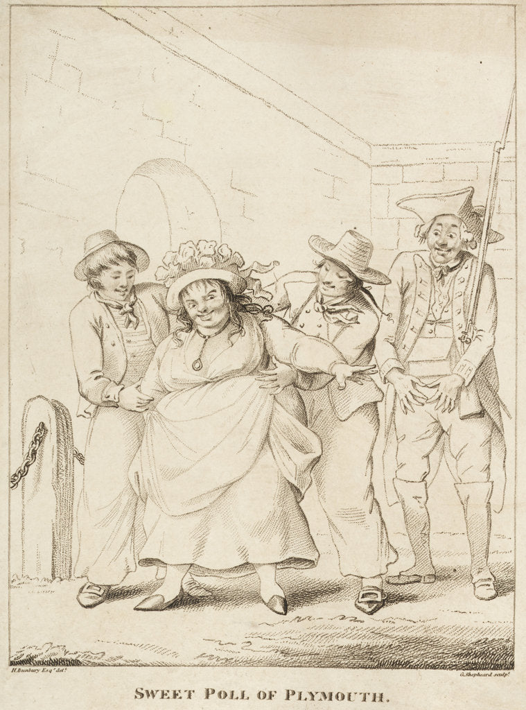 Detail of Sweet Poll of Plymouth by Henry William Bunbury