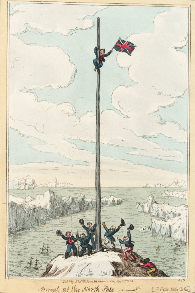 Detail of Arrival at the North Pole by George Cruikshank